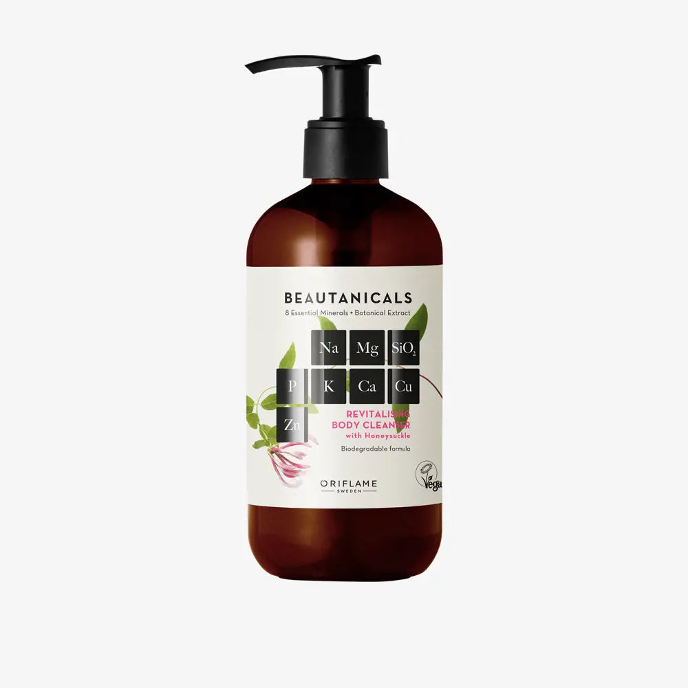 ORIFLAME Beautanicals Revitalising Body Cleanser: Gently Cleanses & Refreshes with Natural Extracts (300 ML)