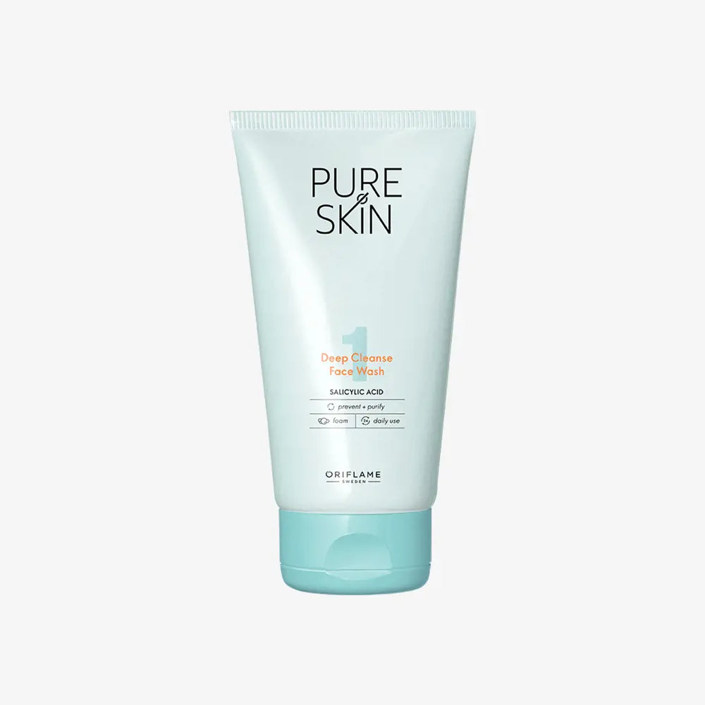 ORIFLAME Pure Skin Deep Cleanse Face Wash – Refreshing & Clarifying (150 ML)