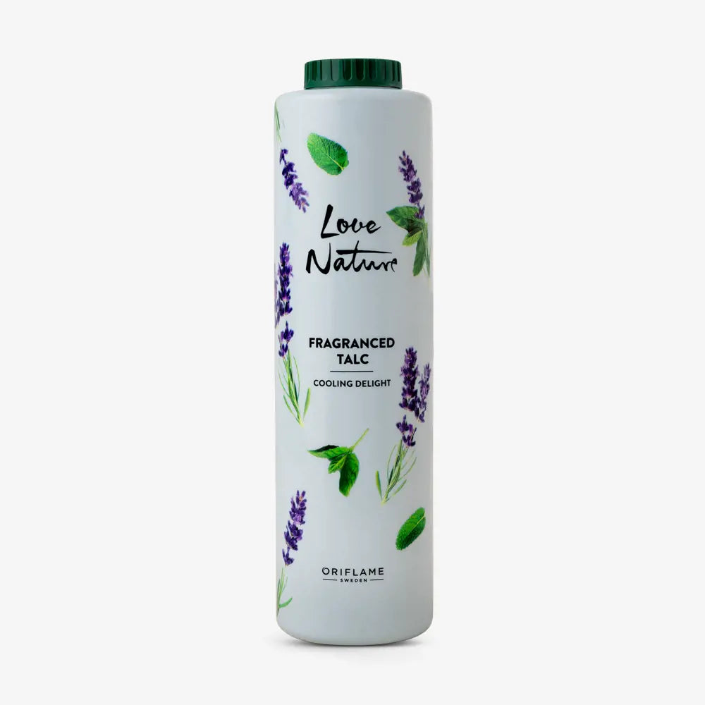 Oriflame Love Nature Fragranced Talc Cooling Delight | Freshness & Comfort All Day - 400g