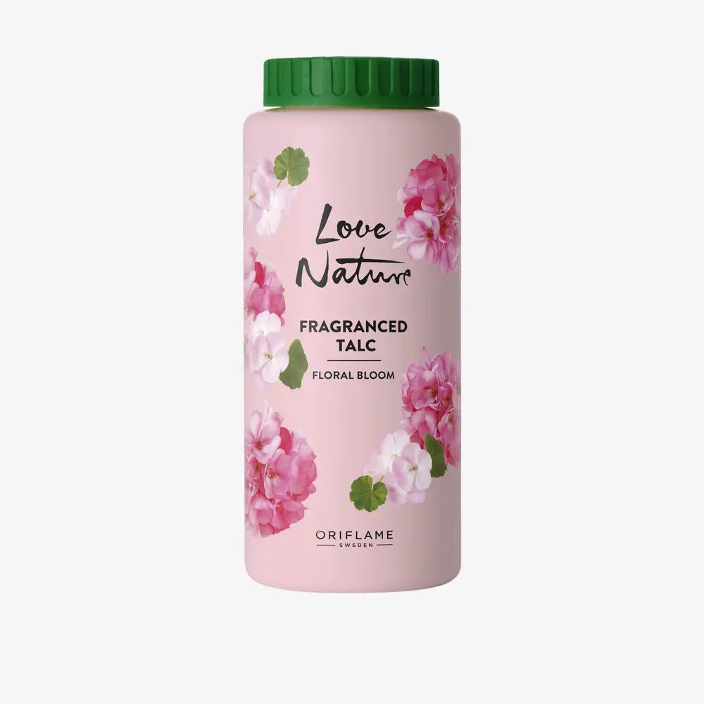 ORIFLAME Love Nature Fragranced Talc Floral Bloom | Elegant Freshness for Everyday Comfort - 300g