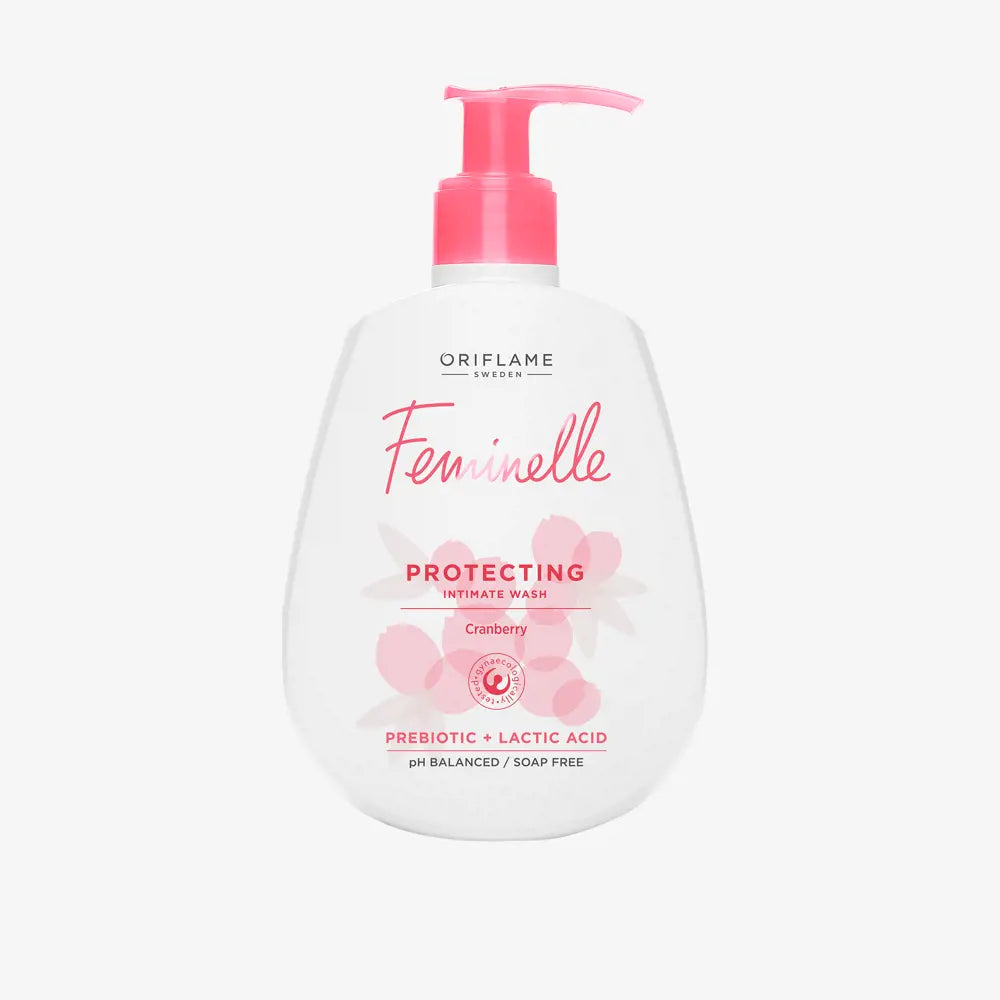 ORIFLAME Feminelle Protecting Intimate Wash Cranberry | Gentle Care for Fresh, Balanced Intimate Hygiene-300ml