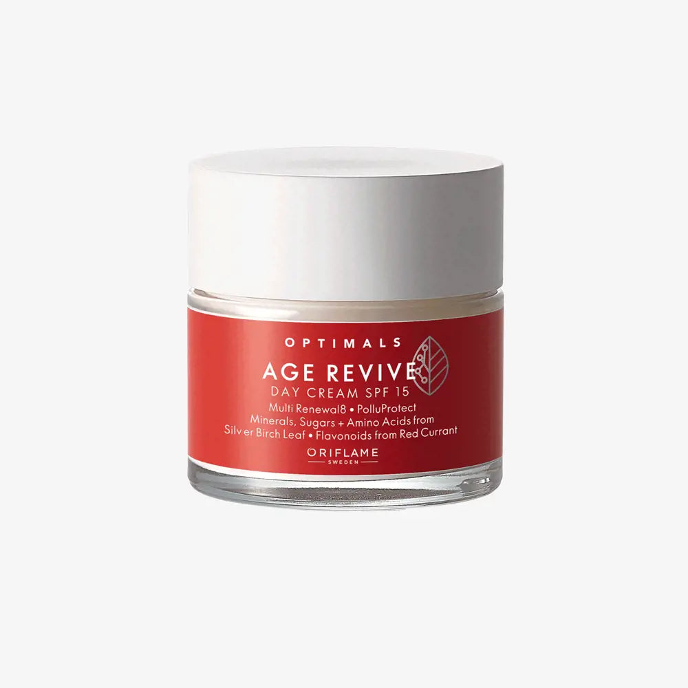 ORIFLAME Optimals Age Revive Day Cream SPF 15 | Anti-Ageing Care & Sun Protection - 50 ML