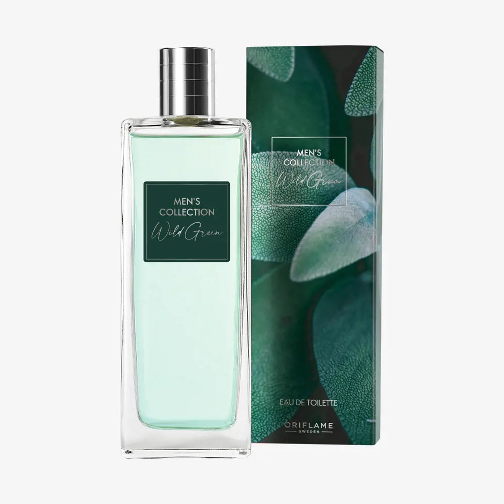 ORIFLAME Men's Collection Wild Green Eau de Toilette | Energizing Freshness Inspired by Nature-75ml