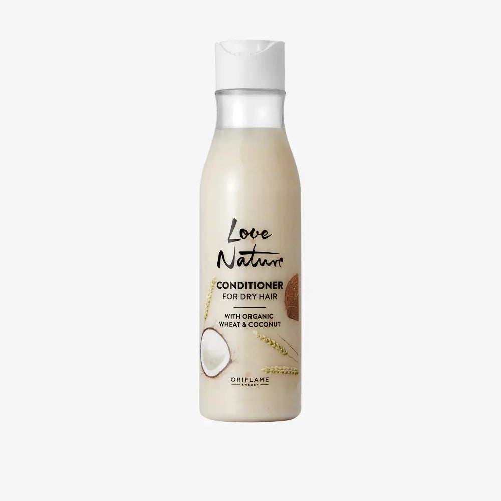 Oriflame Love Nature Conditioner for Dry Hair | Organic Wheat & Coconut for Deep Nourishment - 250 ML