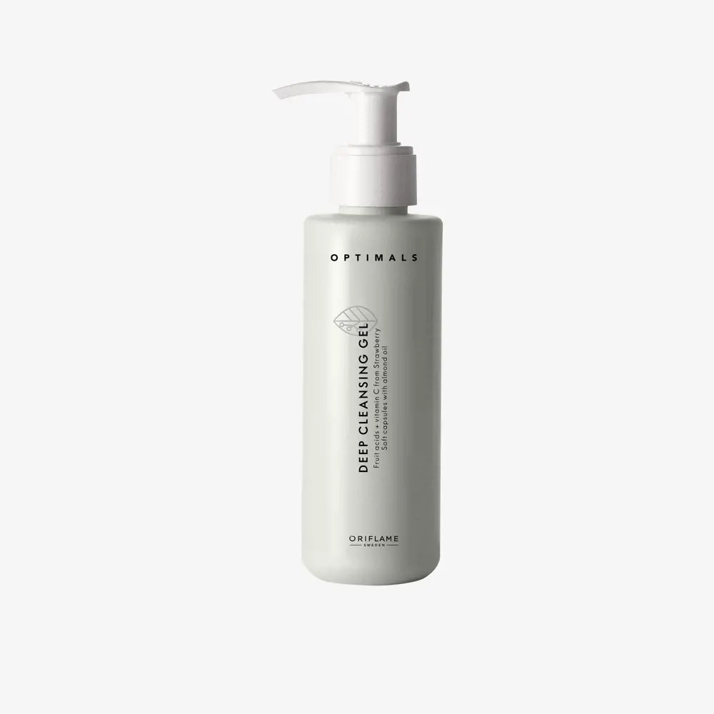 ORIFLAME Optimals Deep Cleansing Gel | Refreshing Purification for Clear, Healthy Skin - 150 ML