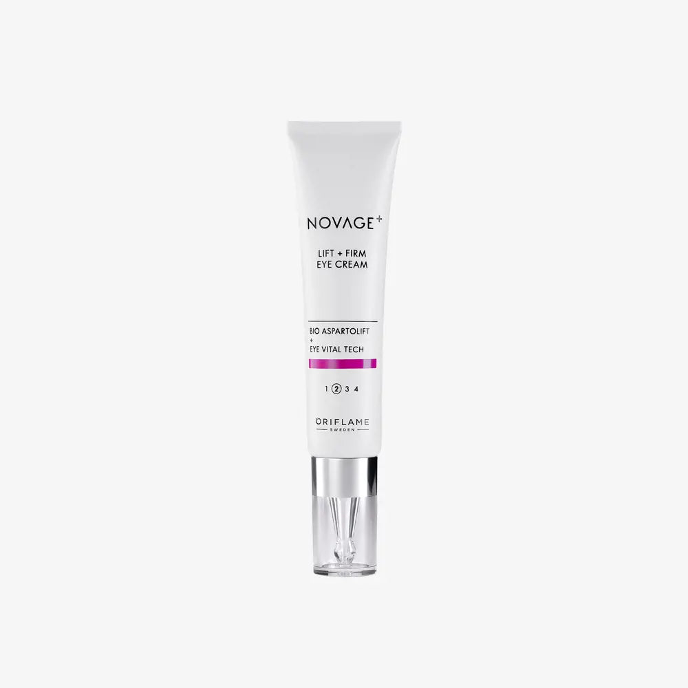 ORIFLAME Novage+ Lift + Firm Eye Cream – Targeted Anti-Ageing Care (15 ML)