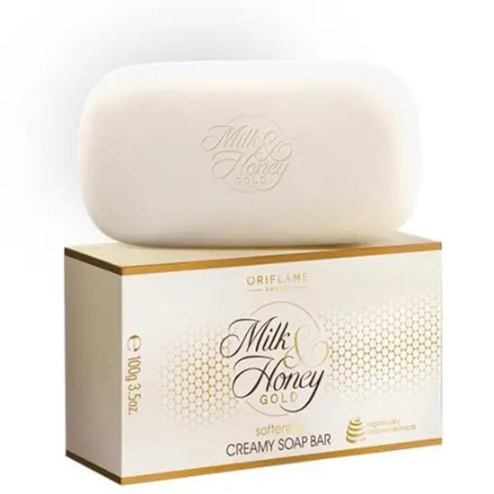 Oriflame Milk and Honey Gold Softening Creamy Soft Bar (Pack of 12) - 100gm Each