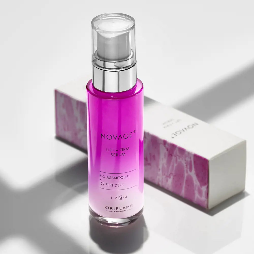 ORIFLAME Novage+ Lift + Firm Serum – Advanced Skin Lifting Solution (30 ML)