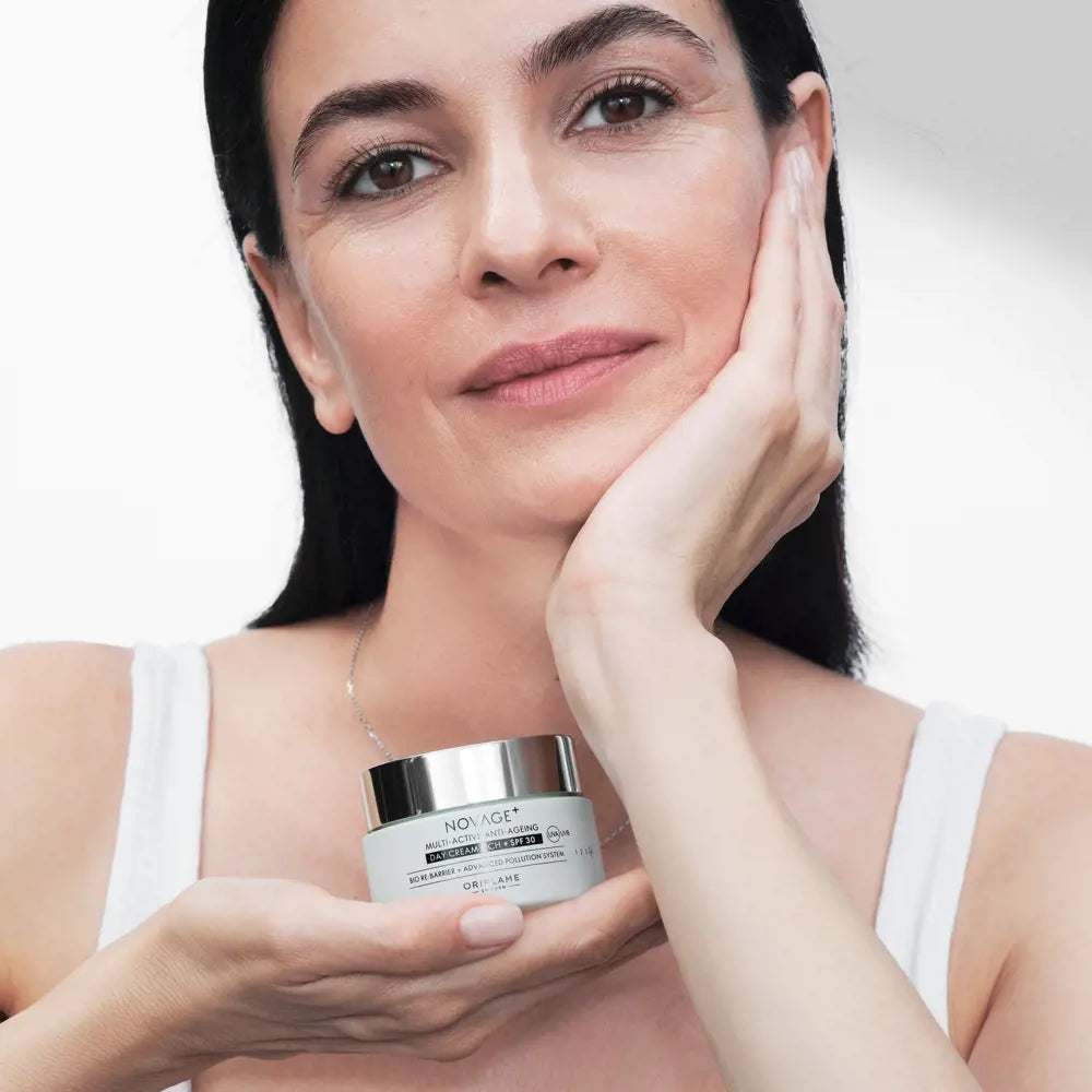 ORIFLAME Novage+ Multi-Active Anti-Ageing Day Cream Rich SPF 30 – Comprehensive Daytime Care (50 ML)