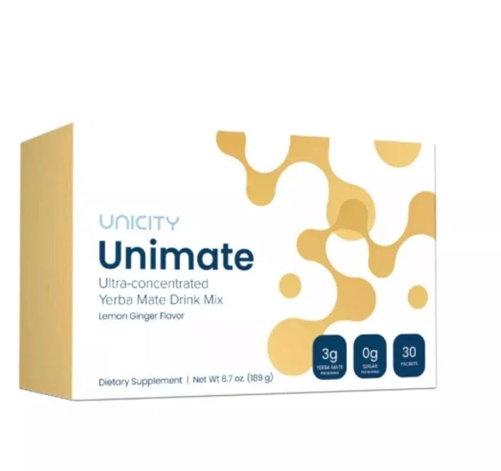 Unicity Unimate Lemon Ginger (30 Sachets)