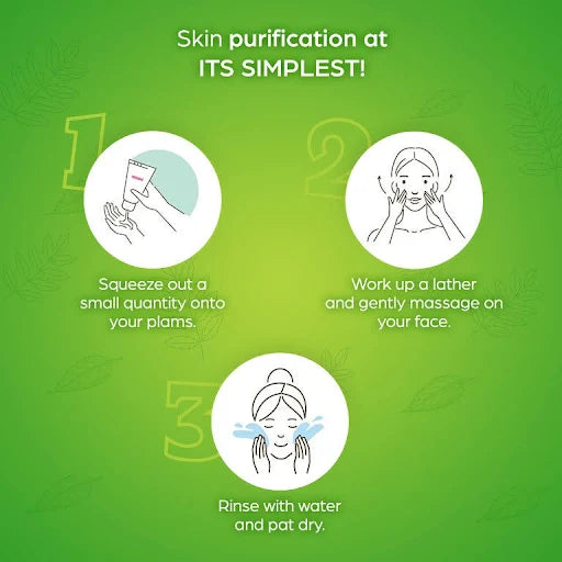Neem Face Wash - Torque Refresh for Acne-Prone Skin - 50 ML - PACK OF 2