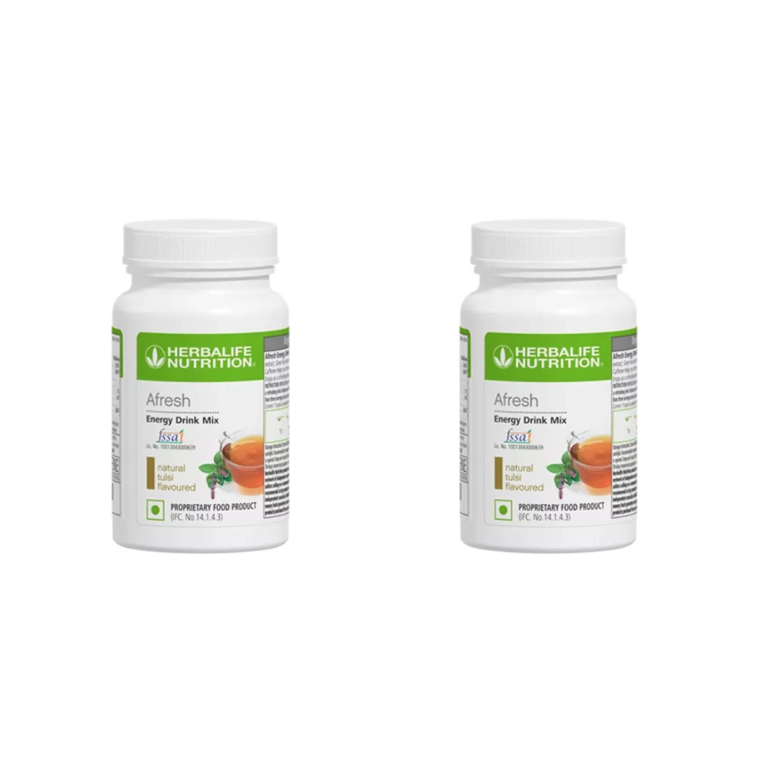 Herblife Afresh Natural Tulsi Drink Mix (50g) - PACK OF 2