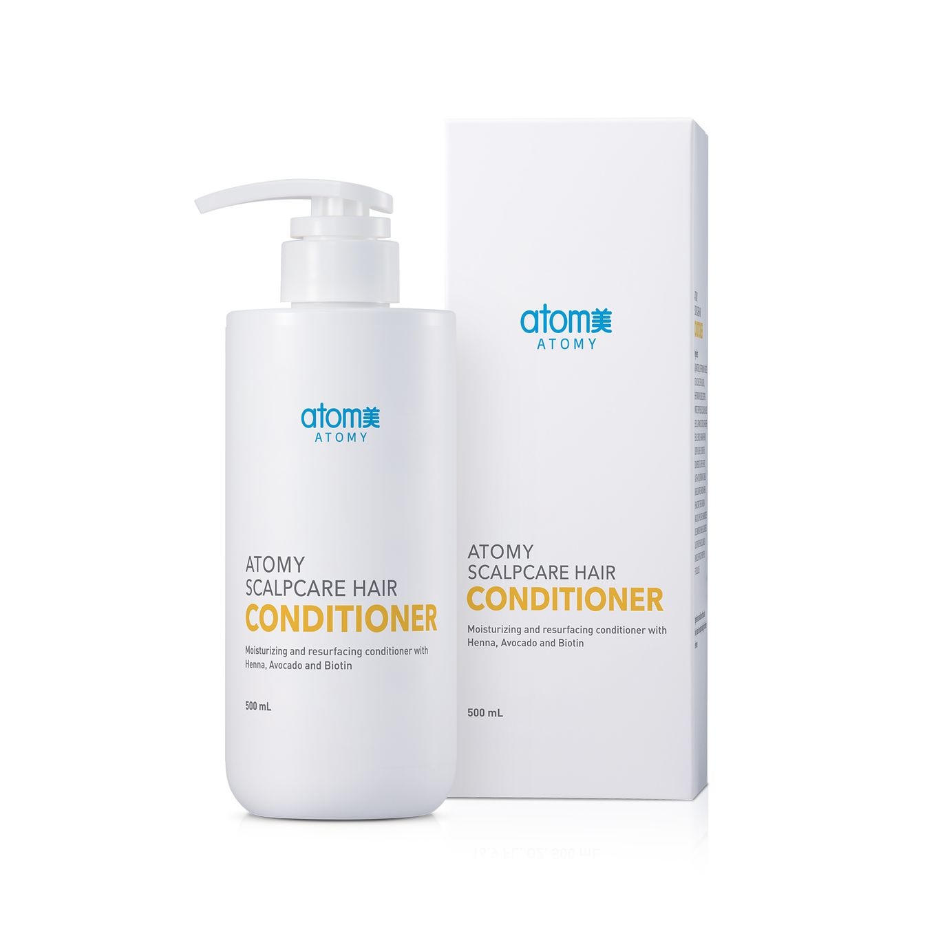 Atomy Scalpcare Hair Conditioner (500ml) – Ayurvedic Herbal Scalp & Hair Treatment with Neem, Shikakai, Arnica & Henna for Oil Balance & Silky Softness