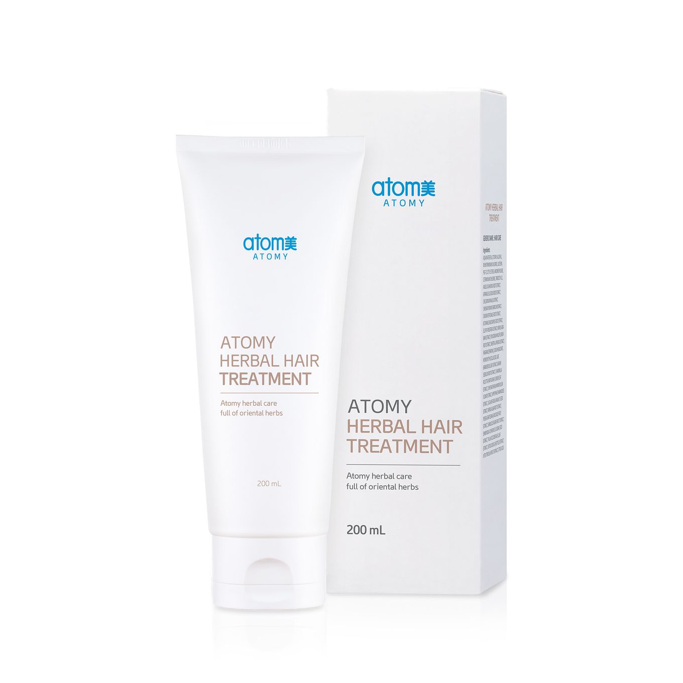 Atomy Herbal Hair Treatment (200ml) – Deep Conditioning Repair Pack with Traditional Oriental Botanicals, Walnut, Aloe & Jojoba for Dry, Damaged Hair